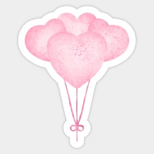 Balloon Heart Valentine Sticker